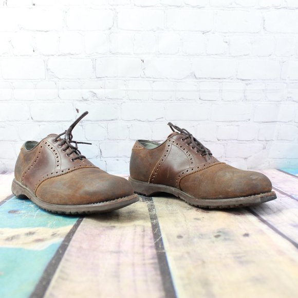 FOOT JOY Oxford Golf Lace Up Leather Shoes 8.5 D - Picture 3 of 9